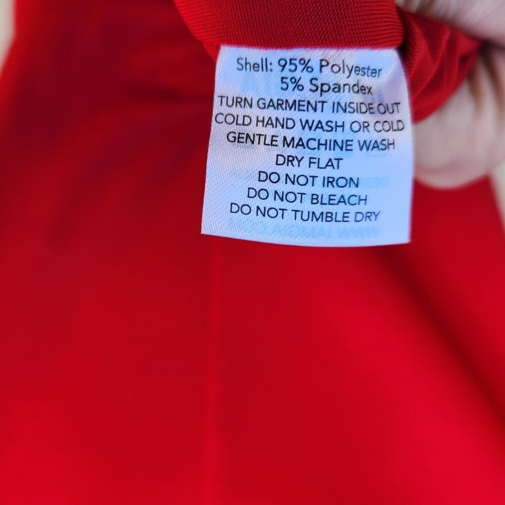 I‎ AM GIA Red Greta LEIA Dress Dress NEW NWT - Picture 10 of 10